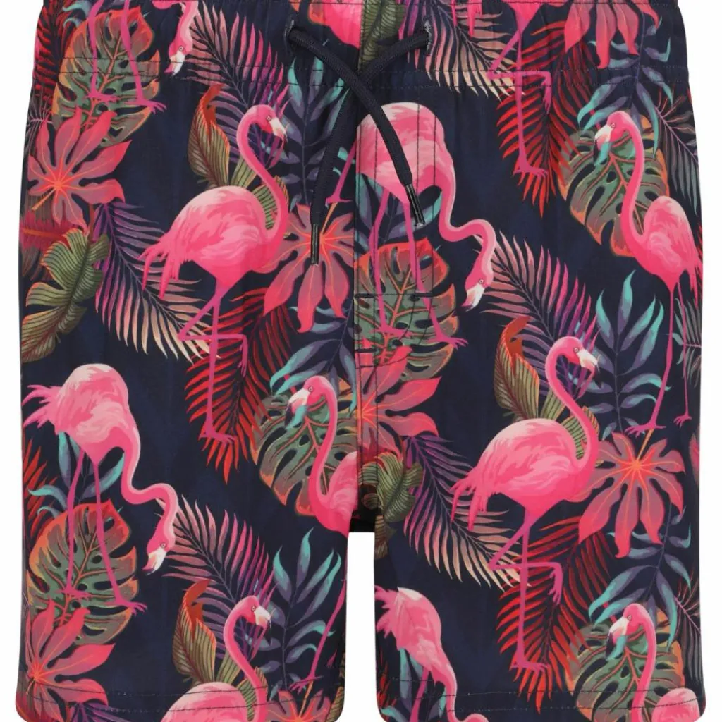ZigZag Schwimmen<· Soda Print 3673 Flamingo