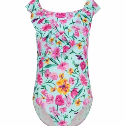 ZigZag Schwimmen<· Tropical Print 3702 Blue