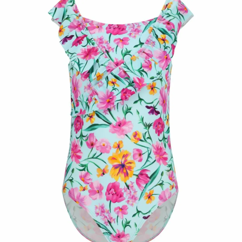 ZigZag Schwimmen<· Tropical Print 3702 Blue