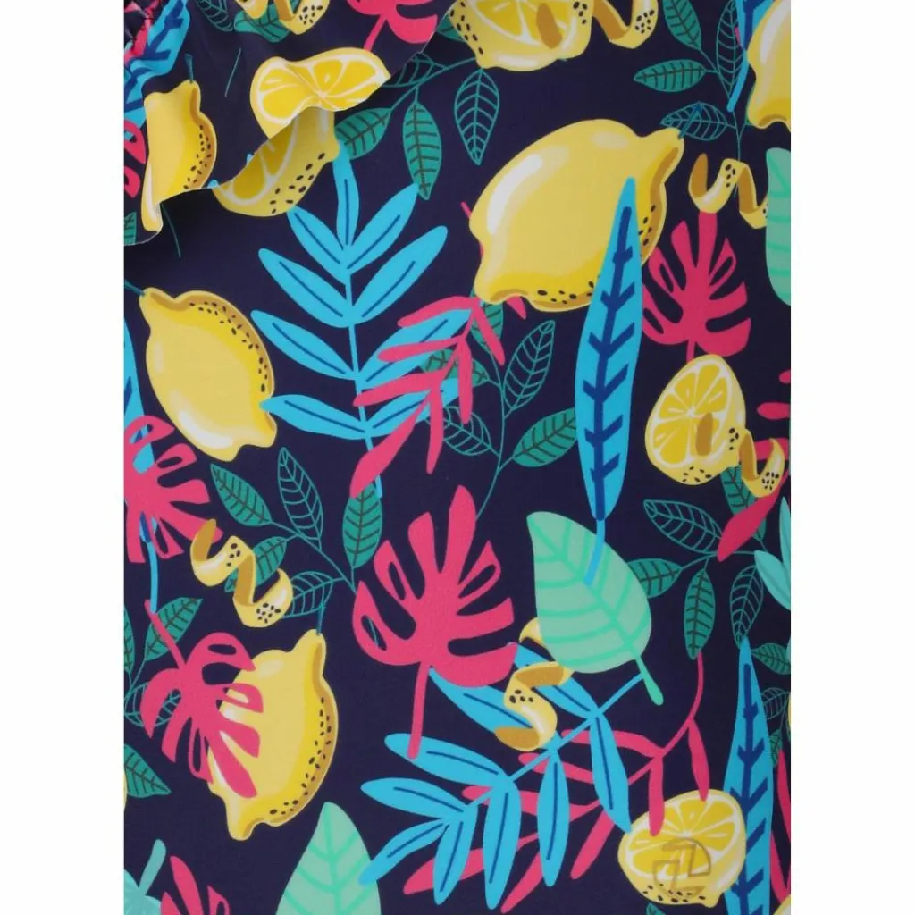 ZigZag Schwimmen<· Tropical Print 3598 Lemon