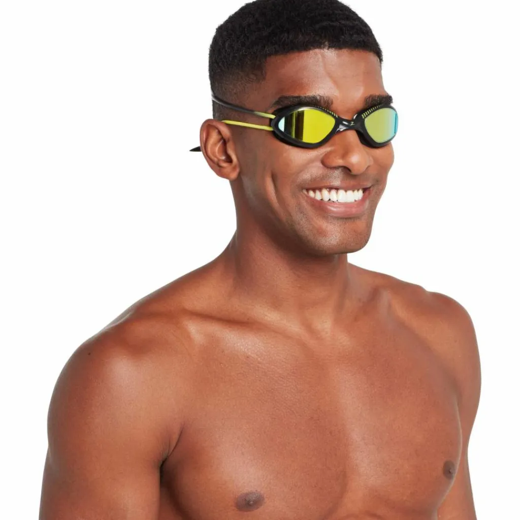 ZOGGS Schwimmen|Schwimmen<· Tiger Titanium black yellow-mirrored lime